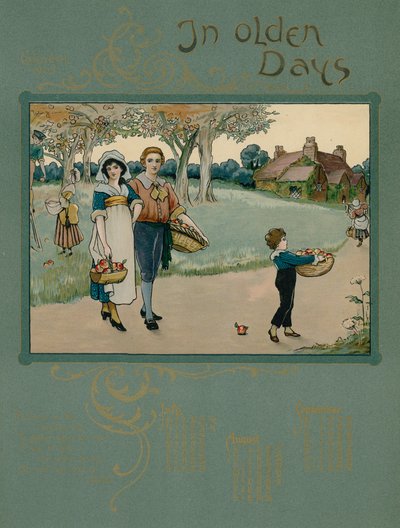 1905年日历与阿尔弗雷德奥斯汀的诗句 作者 英语学校