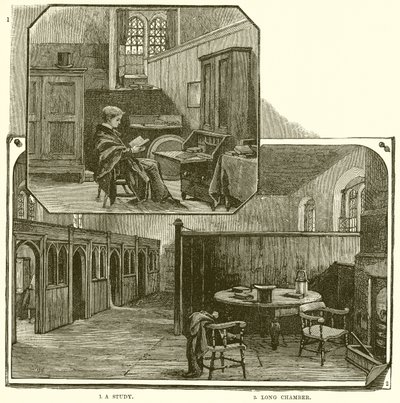 1.一项研究。 2.长室 作者 英语学校