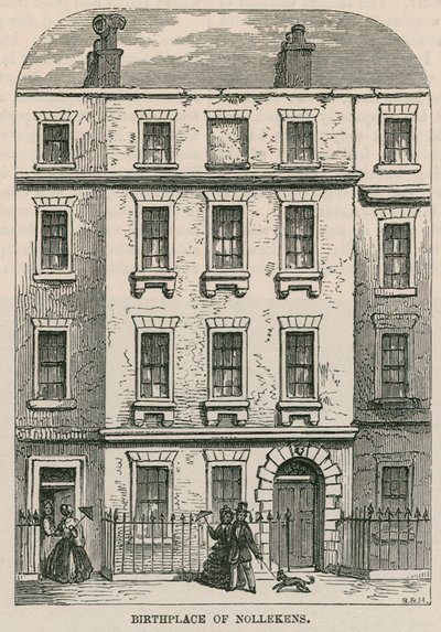 28 Dean Street，Soho，London，艺术家Joseph Nollekens的出生地 作者 英语学校