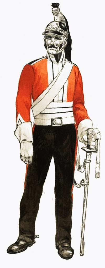 第3团龙骑兵1812年Trooper 作者 英语学校