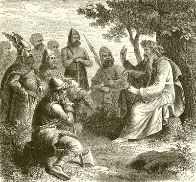 吟游诗人歌颂Teuton Warriors的事迹 作者 英语学校