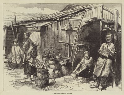 一个中国农民家庭（版画） 作者 英语学校