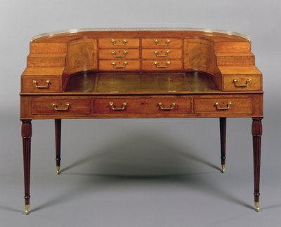 乔治三世卡尔顿之家办公桌，1800（木） 作者 English School