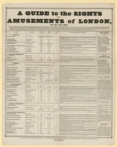 1844年伦敦景点和娱乐指南 作者 英语学校