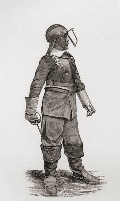 来自奥利弗克伦威尔时代的轻骑士，来自JR Green的“英国人的短暂历史”，1893年出版 作者 英语学校