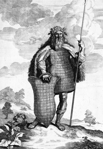 由Cornelis Huyberts镌刻的Marcoman，凯撒评论的插图，由William Duncan翻译成英文，出版于1753年 作者 英语学校