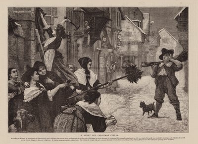 老圣诞快乐》习俗（雕刻） 作者 英语学校