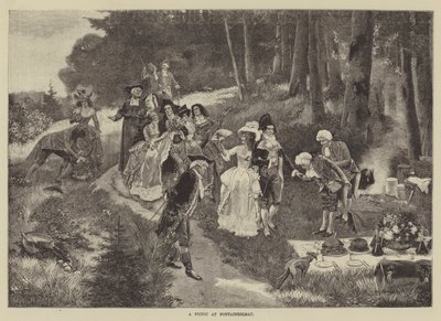 枫丹白露野餐（版画） 作者 英语学校