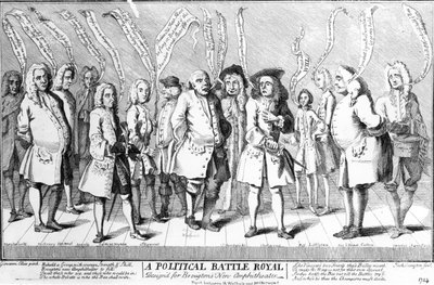 Bounceons New Amphitheatre的政治战争皇家设计，c.1743 作者 英语学校