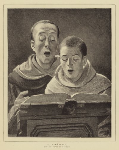 A Rehearsal (engraving) 作者 英语学校