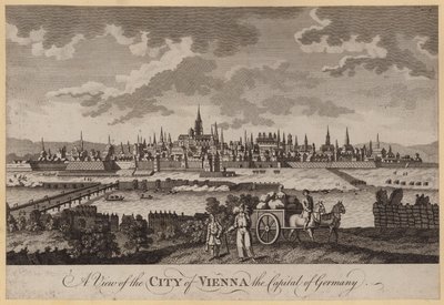 A View of the City of Vienna, the Capital of Germany (engraving) 作者 英语学校
