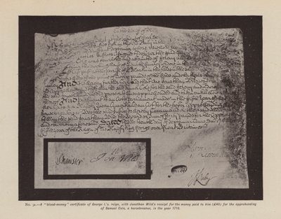 乔治一世的 "血钱 "证书（平版） 作者 英语学校