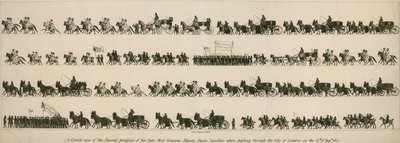 1821年8月14日经过伦敦金融城时，正确观察了她最晚的最优雅的卡罗琳女王陛下的葬礼游行 作者 英语学校