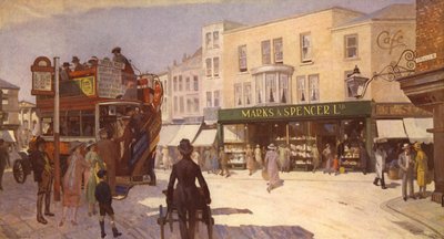 1924年的双入口店铺，在此期间引入了5限制 作者 英语学校
