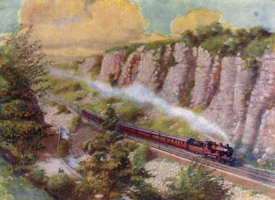 A long passenger train (litho) 作者 英语学校
