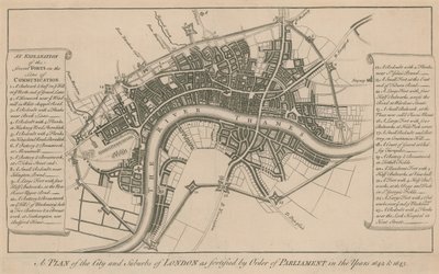 伦敦市和郊区的计划，在1642年和1643年由议会命令加强 作者 英语学校