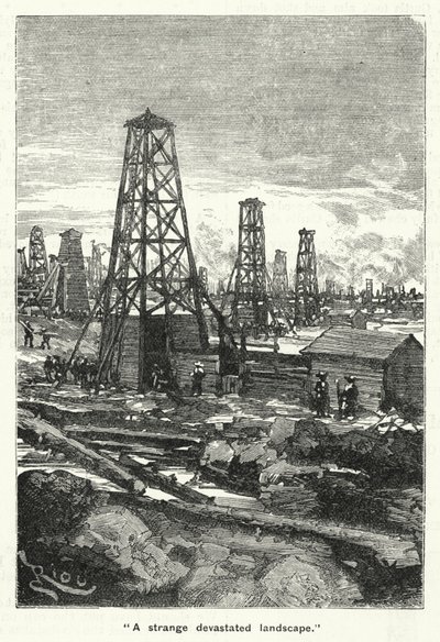 "A strange devastated landscape" (engraving) 作者 英语学校