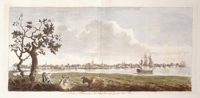 1774-1779年从东海岸拍摄的新罕布什尔州朴次茅斯景色 作者 英语学校