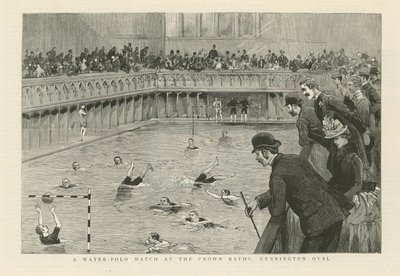 在Crown Baths举行的waterpolo比赛 作者 英语学校