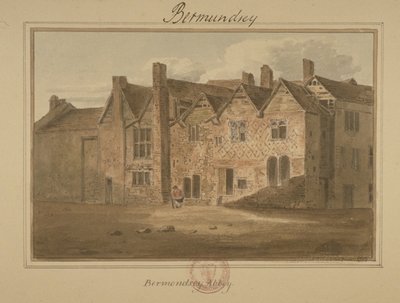 圣救世主修道院，Bermondsey，1809年（纸上写着） 作者 英语学校
