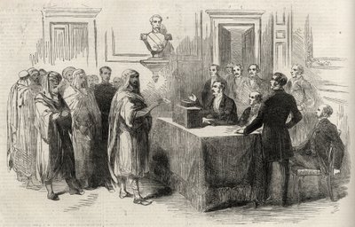 Abd-El-Kader为法兰西帝国投票--1852年12月4日《伦敦新闻插图》的插图。 作者 英语学校