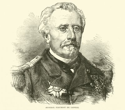 海军上将Fleuriot de Langle，1870年11月 作者 英语学校