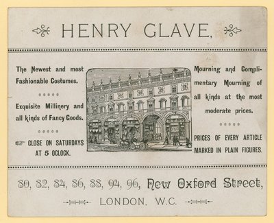 伦敦新牛津街Henry Glave的广告 作者 英语学校