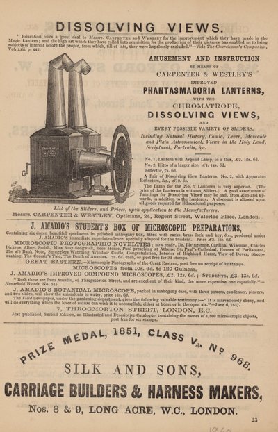 Phantasmagoria Lanterns的广告 作者 英语学校