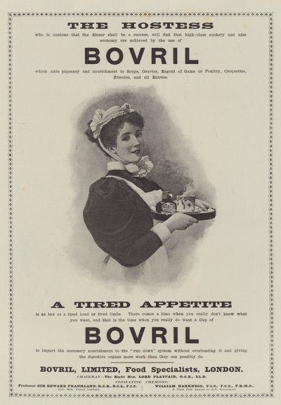 广告，Bovril（雕刻） 作者 英语学校