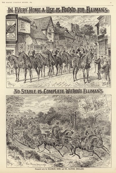 Ellimans Embrocation的广告 作者 英语学校