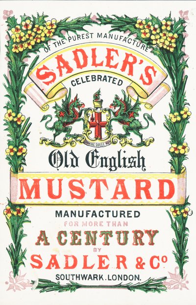 Sadlers Old English Mustard的广告 作者 英语学校