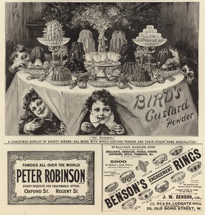 广告传播自The Graphic Christmas Number 1897 作者 English School