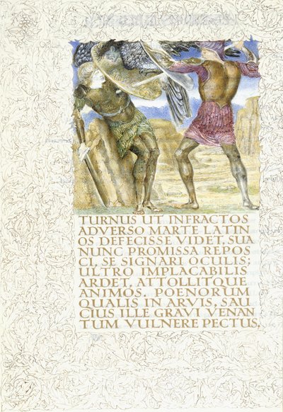 埃涅阿斯（Eeneas）杀死特努斯（Turnus），1874年-1919年 作者 英语学校