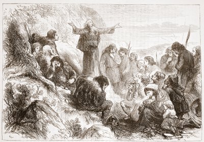 罗纳河畔的Albigensian崇拜者，James Aitken Wylie（1808-1890），酒吧的新教历史插图。 1878年 作者 英语学校