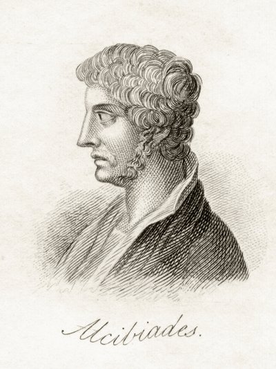 Alcibiades Cleiniou Scambonides，来自&39;Crabb&39;s Historical Dictionary&39;，于1825年出版 作者 英语学校