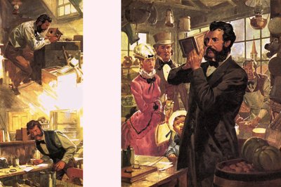 Alexander Graham Bell  - 第一个电话 作者 英语学校