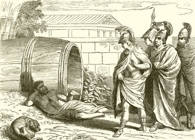 Alexanders访问哲学家Diogenes 作者 英语学校