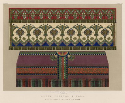 祭坛前锋和颇尔由Messrs Jones和Willis，Birmingham 作者 英语学校