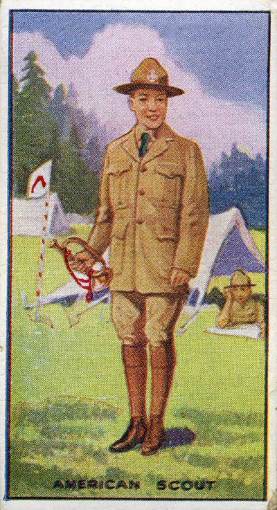 美国侦察兵，1923年 作者 英语学校