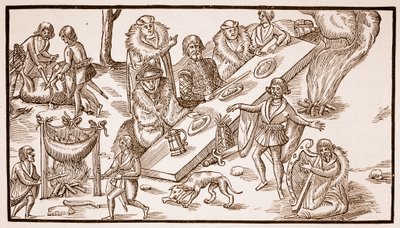 爱尔兰宴会，1581（棕褐色照片） 作者 英语学校