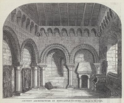 Ancient Architecture in Newcastle-on-Tyne (engraving) 作者 英语学校