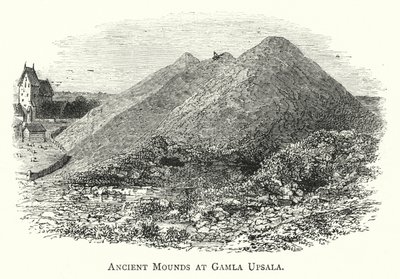 Ancient Mounds at Gamla Upsala (engraving) 作者 英语学校
