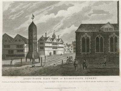 Bishopsgate街古老东北视图 作者 英语学校