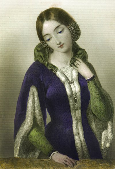 波希米亚的安妮，理查德二世的女王，亨利G.博恩，1856年 作者 英语学校