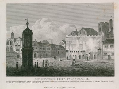 Cornhill的东北视图 作者 英语学校