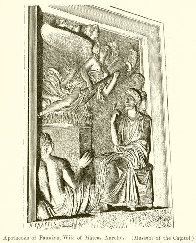 Faustina的典范，Marcus Aurelius的妻子。 （国会大厦博物馆） 作者 英语学校