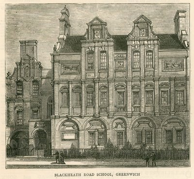 伦敦学校董事会的建筑：Blackheath Road School，Greenwich，London 作者 英语学校