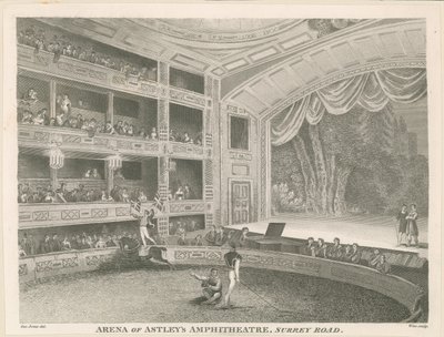 Astleys Amphitheatre竞技场，萨里路 作者 英语学校