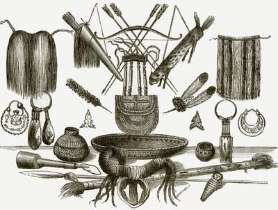 印第安人的武器，装饰品和器皿 作者 英语学校