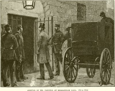 Parnell先生抵达Kilmainham Gaol 作者 英语学校